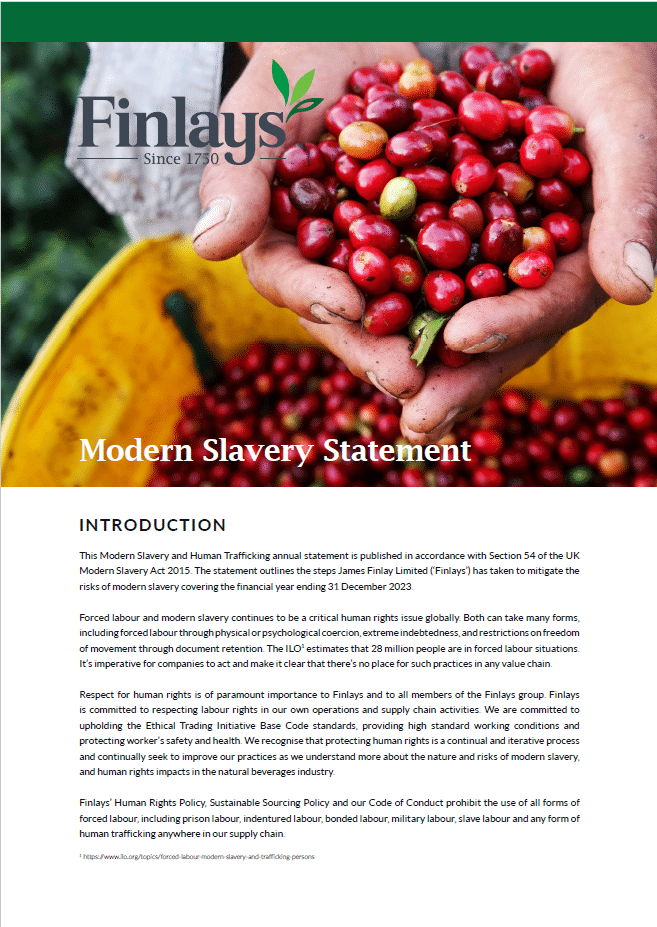 Modern Slavery statement